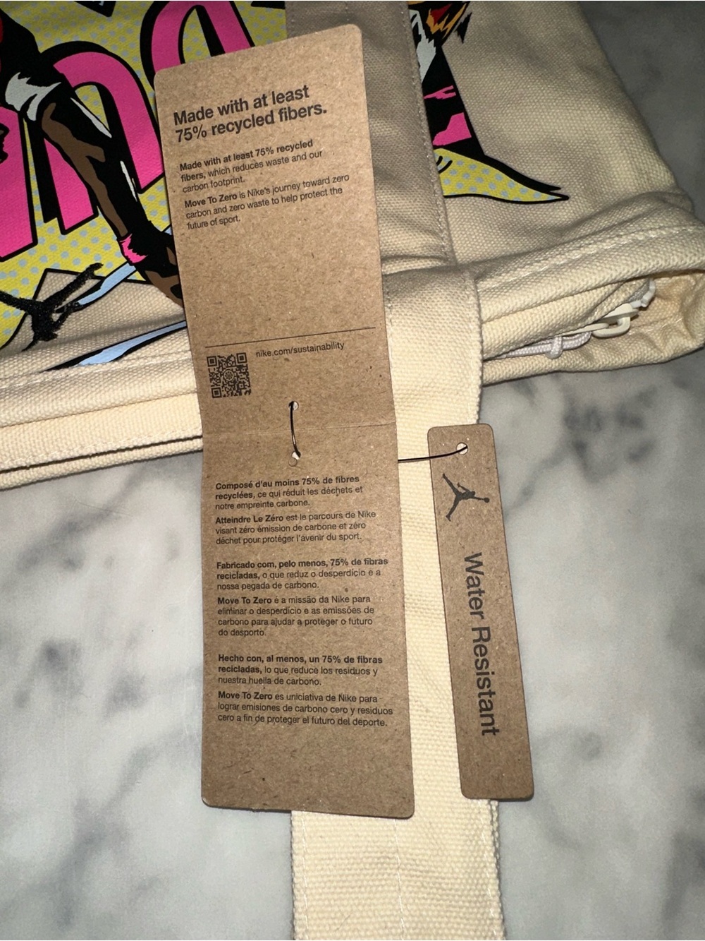 Jordan dunk tote natural canvas - Picture 7 of 7